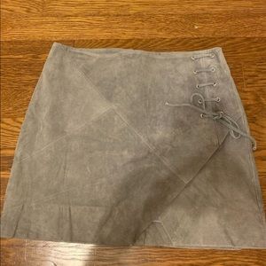 Blank NYC suede mini skirt